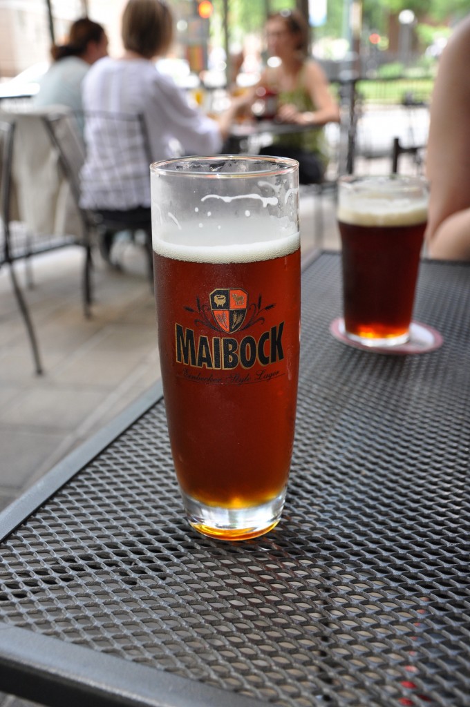 Maibock in the glass