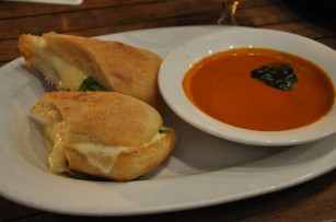 Tomato Bisque and Grilled Cheese