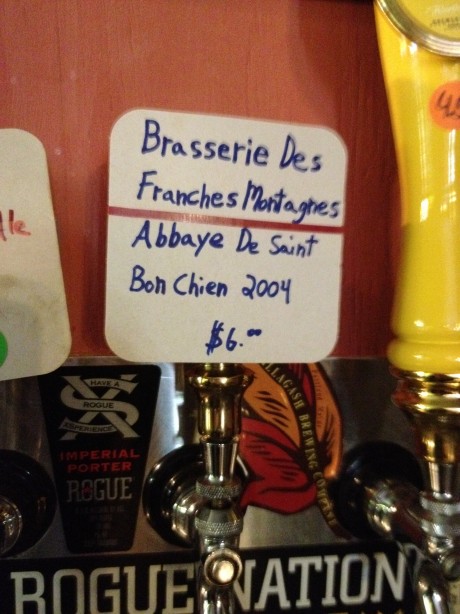 Tap pull for special sour beer